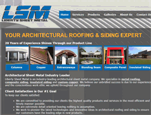 Tablet Screenshot of libertysheetmetal.net